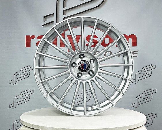 Jogo de Roda Bmw Alpina Prata 5x112- 20x8,5 e 20x9,5 Offset 28 e 40 (Nv)