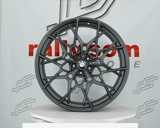 Jogo de Roda Bmw M760E Desing Grafite 5x112 - 22x8,5 e 22x9,5 Offset 25 e 35 (Nv)