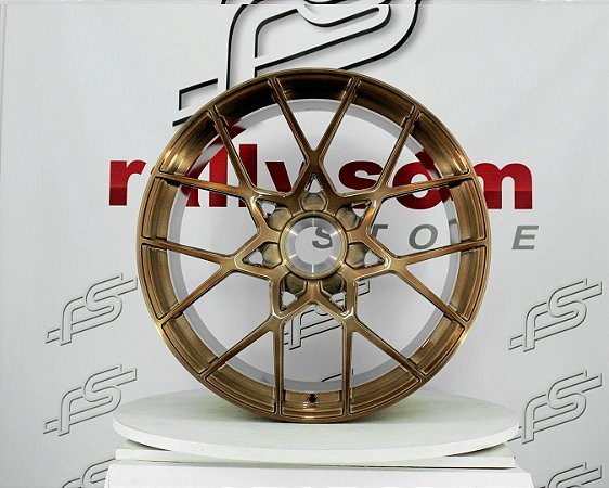 Jogo de Roda Raw Wheels Champagne - Center Lock - 20x8,5 e 21x11,5 Offset 53 e 58 (Nv)