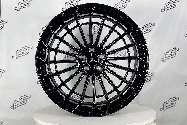 Jogo de Roda Mercedes Maybach S Preto 5x112 - 22x9 e 22x10,5 Offset 40 e 45 (Nv)