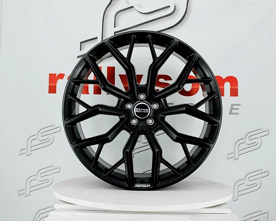 Jogo de Roda Land Rover Preto 5x108 - 22x10 Offset 35 (Nv)