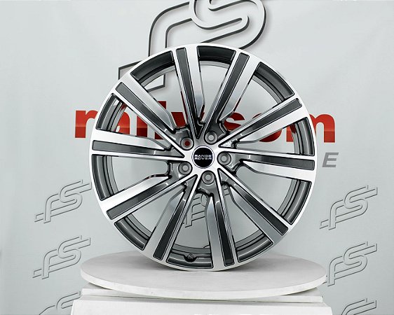 Jogo de Roda Range Rover SPORT Grafite Diamantada 5x120 - 23x9,5 Offset 40 (NV)