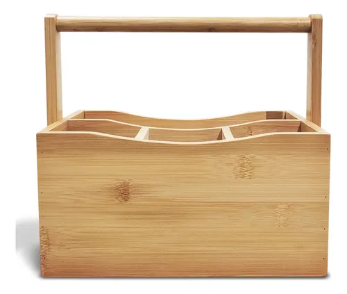 Porta Talheres em Bambu