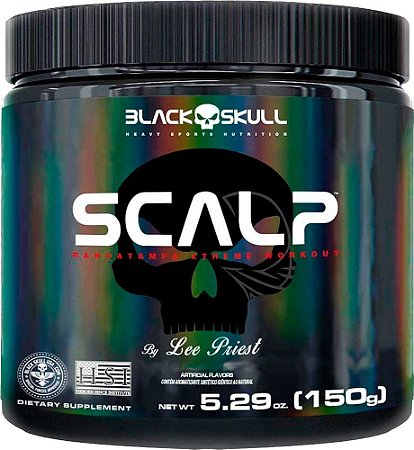 Pré Treino Scalp 150g - Black Skull - On Magazine