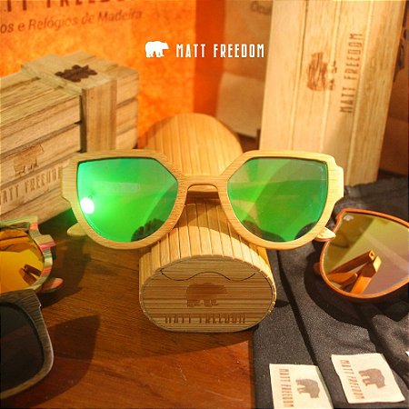 Óculos de Sol Matt F. Madeira Mucugê