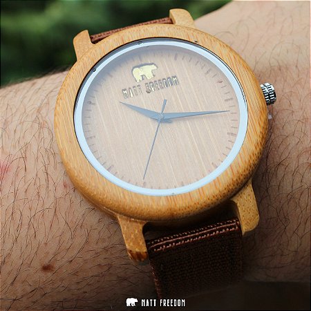 Relógio Matt F Madeira Lilac