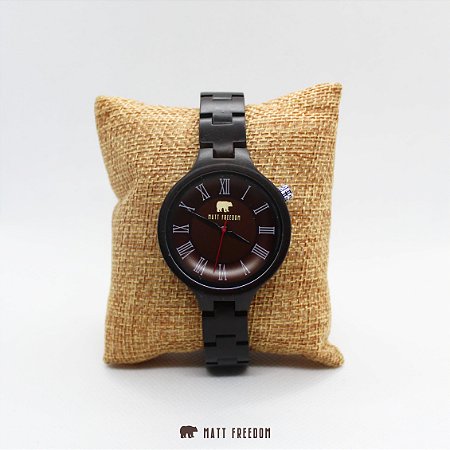 Relógio Matt F Madeira Umber