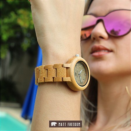 Relógio Matt F Madeira Gramado