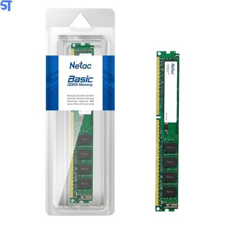 Memória DDR3 8GB 1600hz Netac NTBSD3P16SP-08