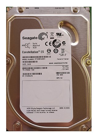Hd Sas 1tb Seagate Const. 3.5 7.2k St1000nm0001 Hp Ibm