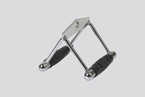 PUXADOR TRIANGULO CROMADO COM PEGADA EMBORRACHADA