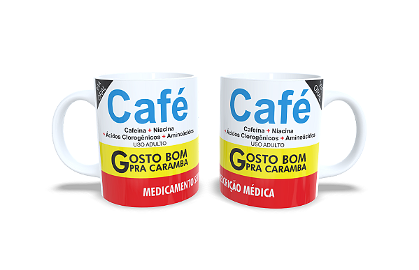 Caneca branca Divertida