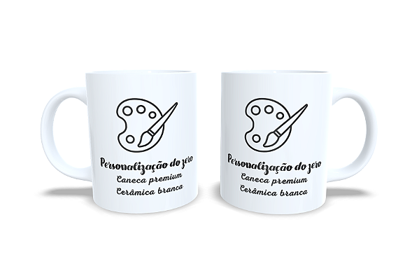 Caneca personalizada do zero
