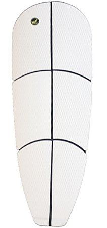 Deck Antiderrapante Stand Up Paddle Sup Branco 6 Partes Fresa Cruzada