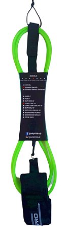 Leash Longboard e Stand Up Paddle 6,5 mm. x 10' Verde Limão
