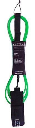 Leash Longboard e Stand Up Paddle Joelho Panturrilha 6,5 mm. x 10' Verde Limão