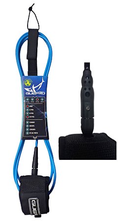 Leash Longboard / Stand Up Paddle Rotor 6,5 mm. x 10' Azul Sólido