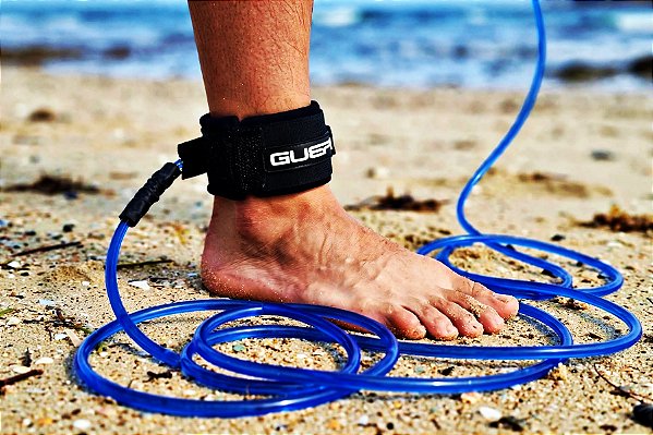 Leash Espiral Stand Up Paddle 6,5 mm. x 10' Azul Cristal