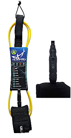 Leash Surf Classic Pro Rotor 6,5 mm. x 6' Amarelo
