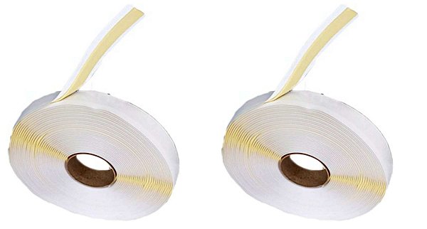 2 Rolos Fita Vaccum Tape Tacky Tape Laminação À Vácuo Amarela