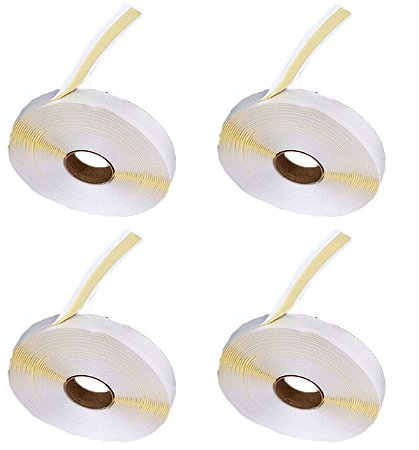 4 Rolos Fita Vaccum Tape Tacky Tape Laminação À Vácuo Amarela