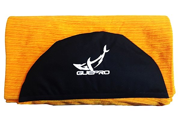 Capa Atoalhada Camisinha Prancha Surf Funboard 7'8 Mescla Laranja e Amarelo