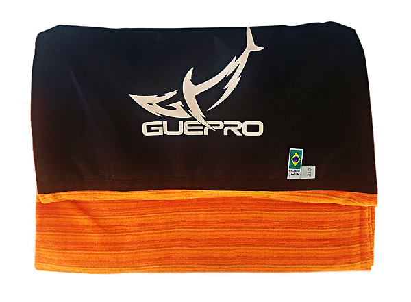 Capa Atoalhada Camisinha Prancha Kite Mescla Laranja e Amarelo