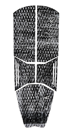 Deck Kite Shock Wave Completo Preto e Branco Camuflado