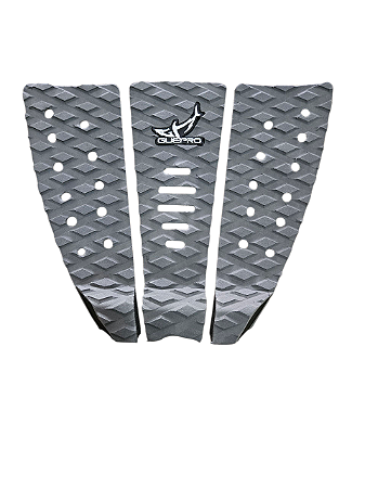 Deck Antiderrapante Surf Guepro Asinha Fresado 3 Peças Chumbo