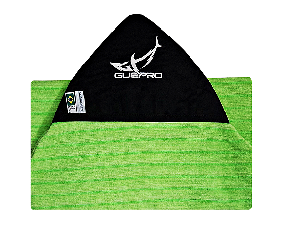 Capa Atoalhada Camisinha Prancha Skimboard Mescla Verde