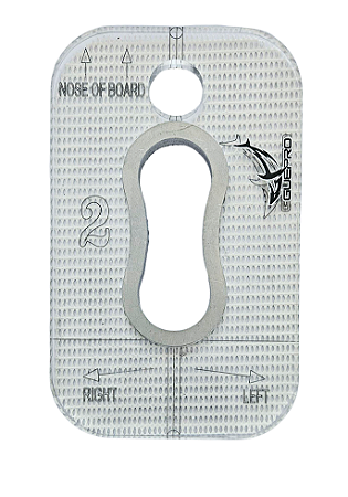 Gabarito Copinho De Quilha Gf2 Com Proteção Alumínio Guepro