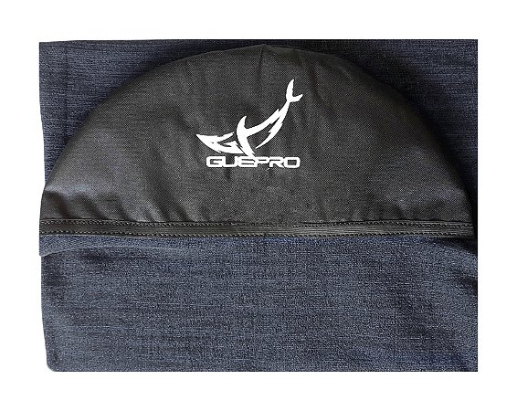 Capa Atoalhada Camisinha Prancha Surf Funboard 6'5" Mescla Cinza