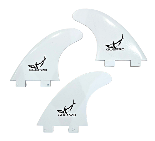 Quilha Triquilha Guepro Gf1 M5 Branca Para Prancha De Surf