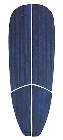 Deck Antiderrapante Stand Up Paddle Sup Camuflado Azul e Preto