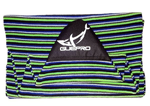 Capa Atoalhada Camisinha Prancha Surf 7'0 Verde e azul