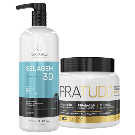 Borabella Selagem 3d Semi Definitiva e Máscara Pratudo 1kg