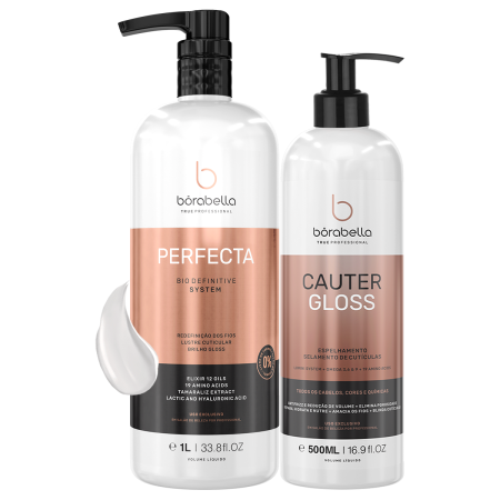 Kit Borabella Perfecta Bio Definitive e CauterGloss Brilho Gloss