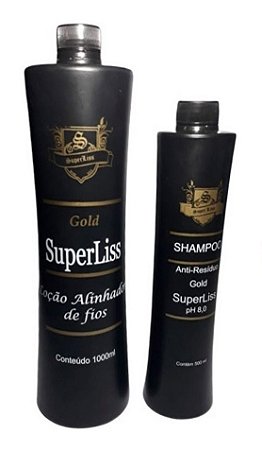 Escova Progressiva Super Liss Gold - Alinhador de Fios