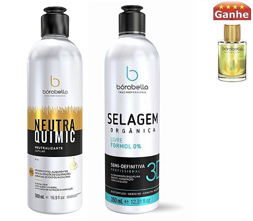 Selagem Organica S/ Formol 350ml E Neutraquimic 500ml