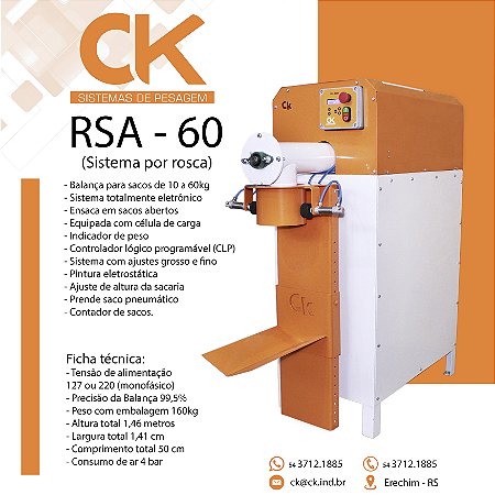 Balança Ensacadeira RSA-60