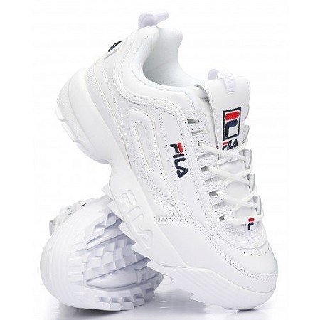 tenis fila branco unissex