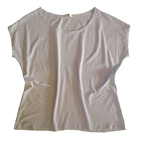 bata plus size branca