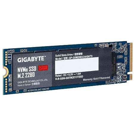 SSD Gigabyte 256GB M.2 2280 PCIe NVMe GP-GSM2NE3256GNTD