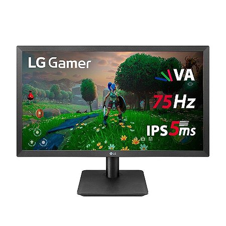 Monitor LG 23.8" LED IPS Full HD Widescreen 24MP400