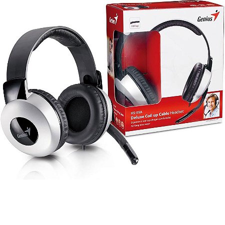 Fone de Ouvido Headset C/Microfone Genius HS-05A