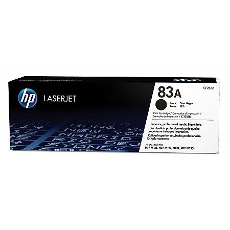 Toner HP 83A Preto Laserjet Original (CF283A)