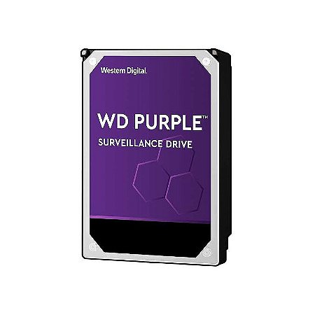 HD WD Purple para CFTV 6TB SATA 6GB/s 3.5” WD60PURZ