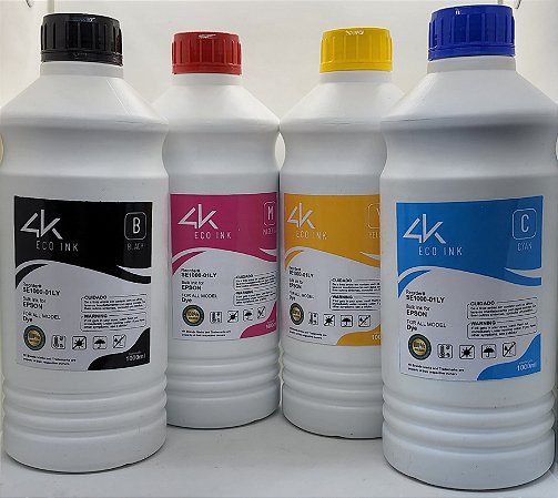 4K INK PREMIUN  TINTA CORANTE  COMPATIVEL EPSON AMARELO 1KG