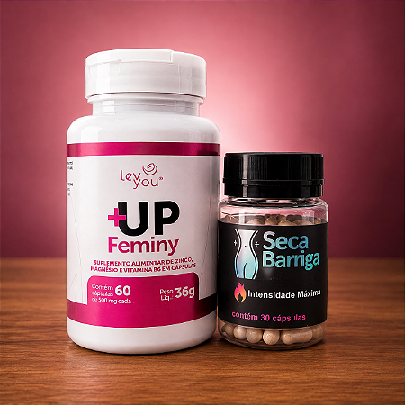SECA BARRIGA 30caps +UPFEMINY 60caps
