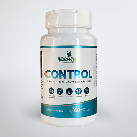 -CONTROL Moderador de apetite | Reduz a fome de doces | Bloqueia a absorção de carboidratos | Emagrecedor saudável | 60 caps